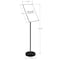 Azar Displays Black Pedestal Sign Holder for Floor Swivel Frame for Portrait/Landscape on Straight Pole Stand 300357-BLK - alternate 3